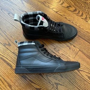 Vans Sk8-Hi, Leather and Flannel